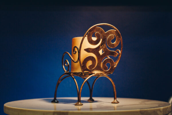 ADINKRA CHAIR CANDLE HOLDER