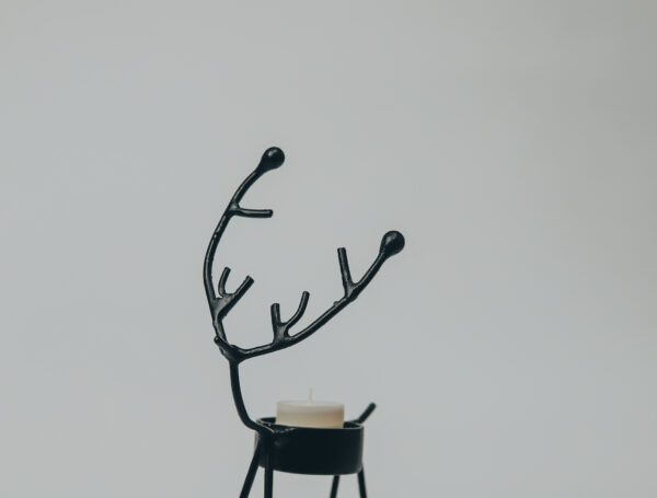 DEER CANDLE HOLDER